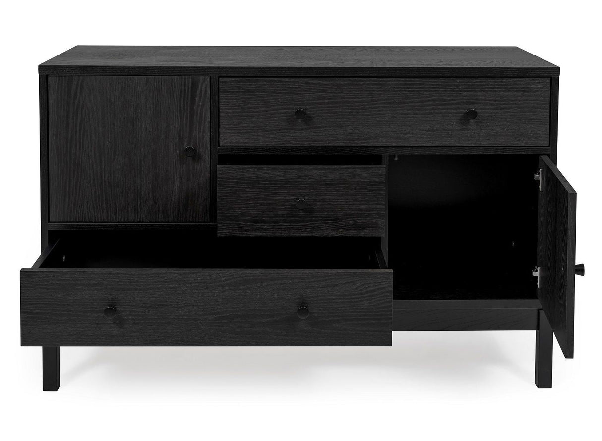 Woodman AbbeyWood Sideboard - Black/Charcoal