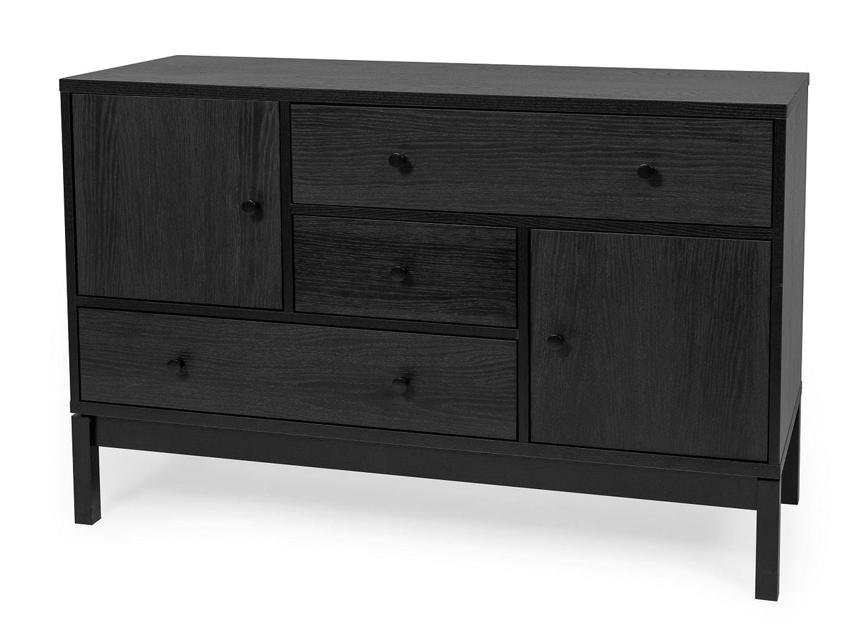 Woodman AbbeyWood Sideboard - Black/Charcoal