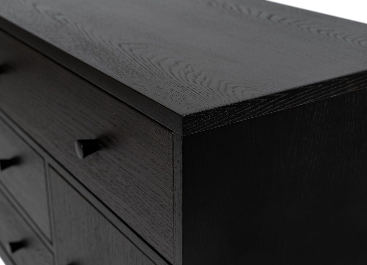 Woodman AbbeyWood Sideboard - Black/Charcoal