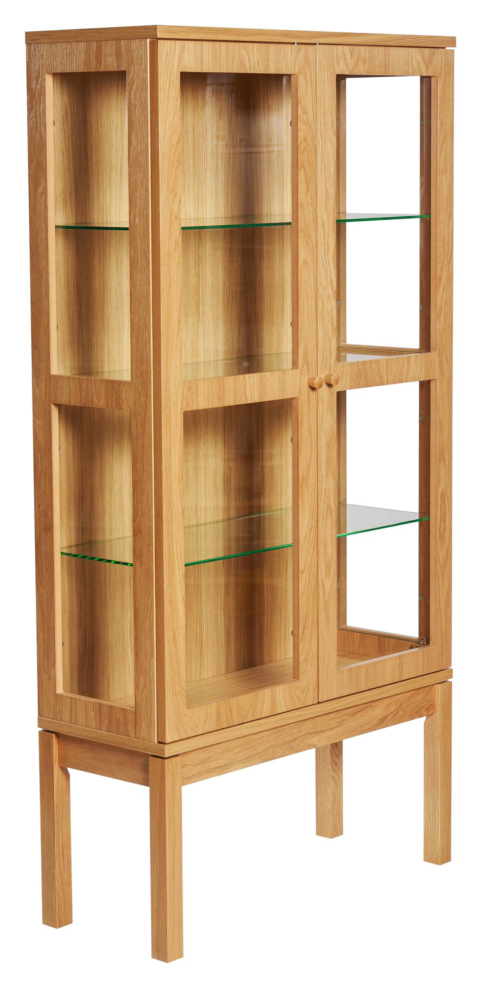 Woodman AbbeyWood Vitrine cabinet, Oak veneer, H:170