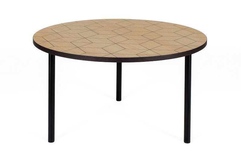 Woodman - Arty Triangle Coffee table Ø70xH40 - Oak veneer