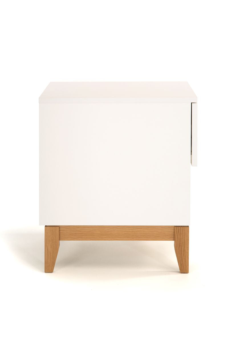 Woodman - Blanco Side Table - White