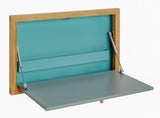 Woodman - Brenta Wall-mounted desk - Turquoise