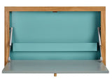 Woodman - Brenta Wall-mounted desk - Turquoise