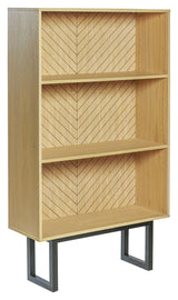 Camden Bookshelf, Herringbone Print