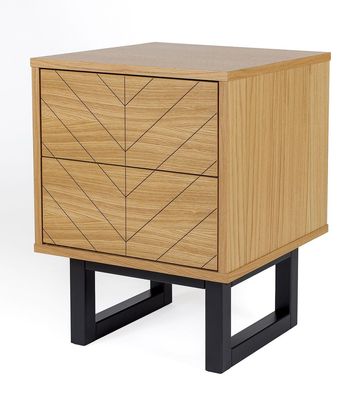 Woodman Camden Bedside table - Herringbone