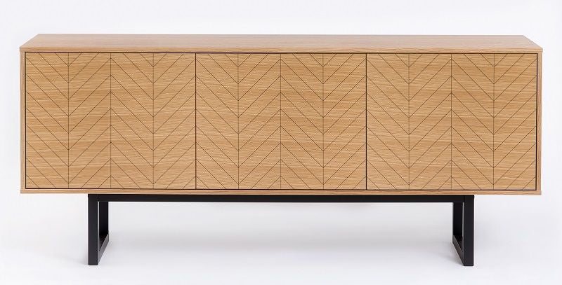 Woodman - Camden Sideboard - Patterned light wood