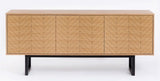 Woodman - Camden Sideboard - Patterned light wood