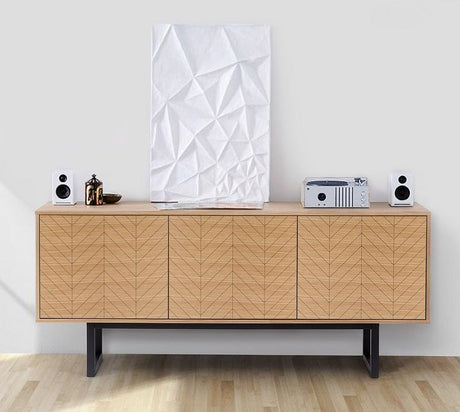 Woodman - Camden Sideboard - Patterned light wood