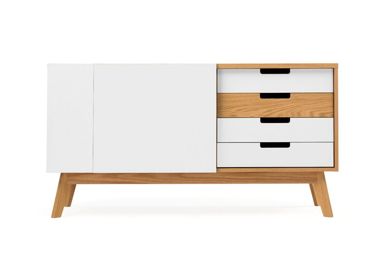 Woodman - Chaser Sideboard - White