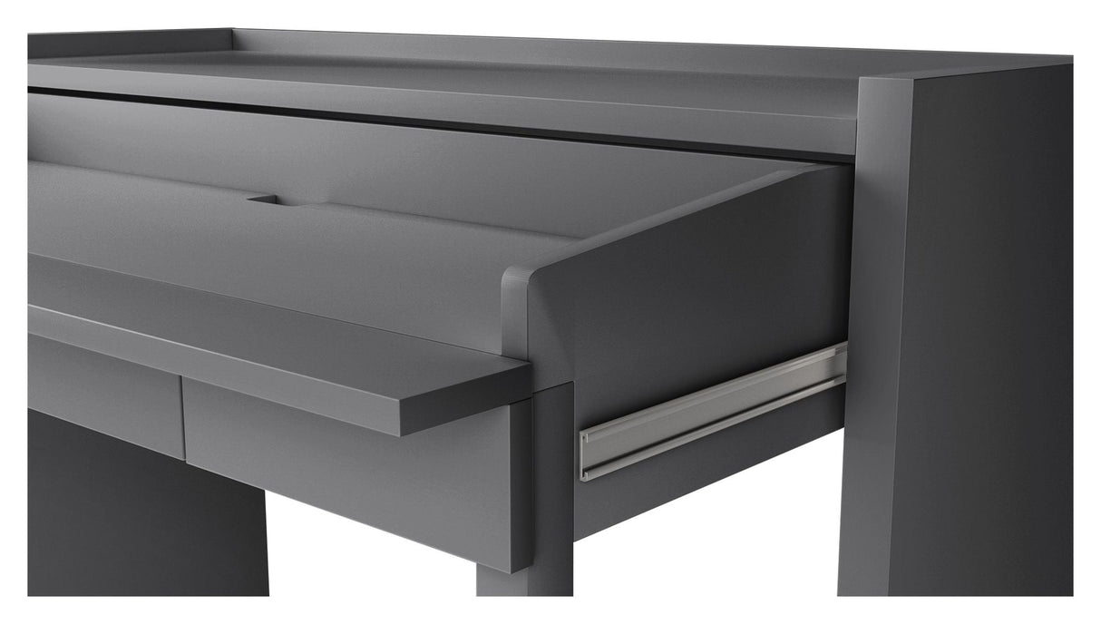 Console Extension Desk, Gray