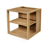 Woodman Cube Side Table - Oak