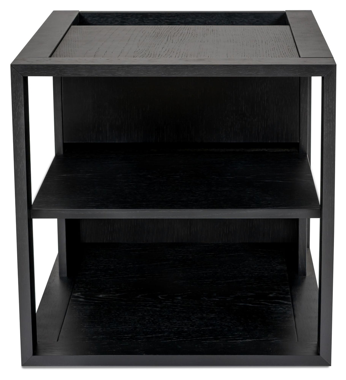 Woodman Cube Side Table - Black