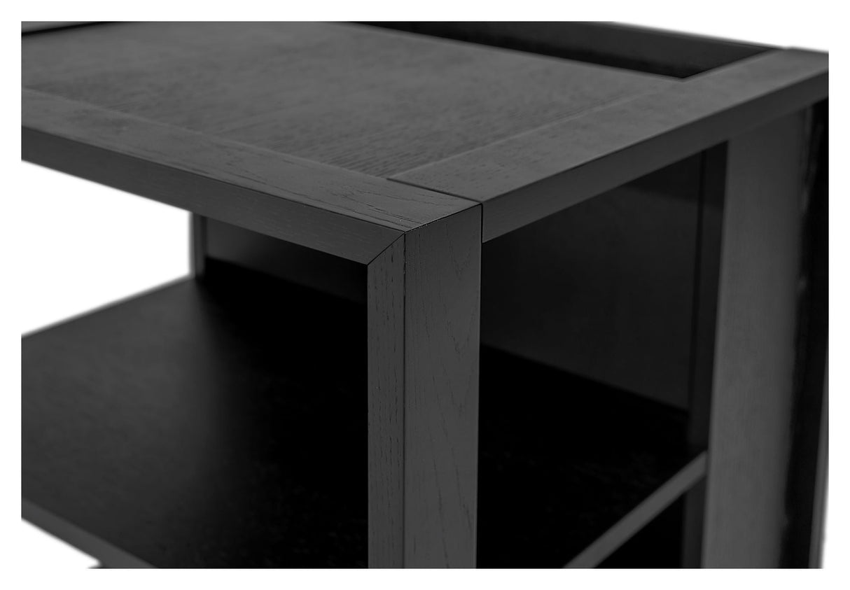 Woodman Cube Side Table - Black