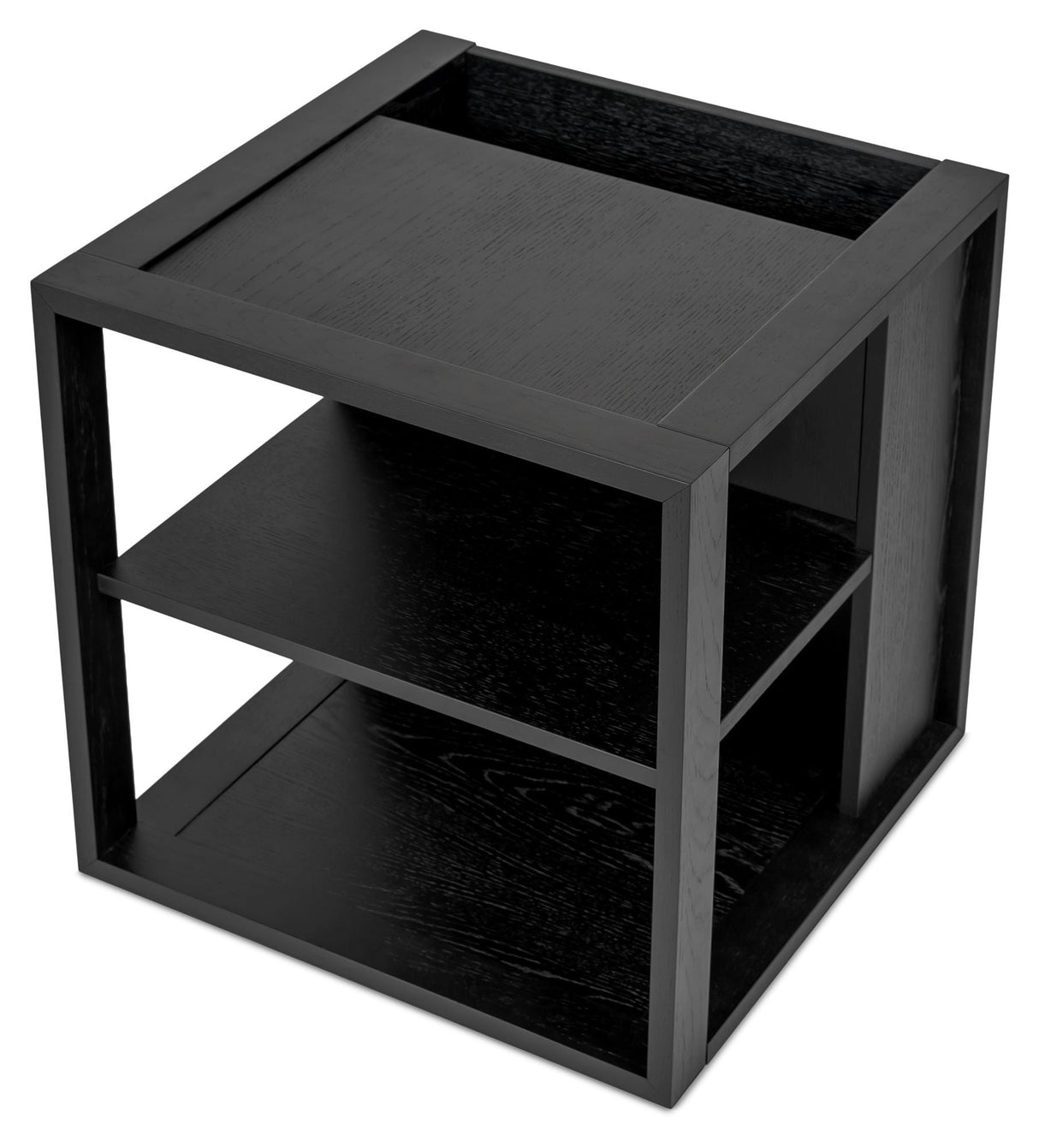 Woodman Cube Side Table - Black