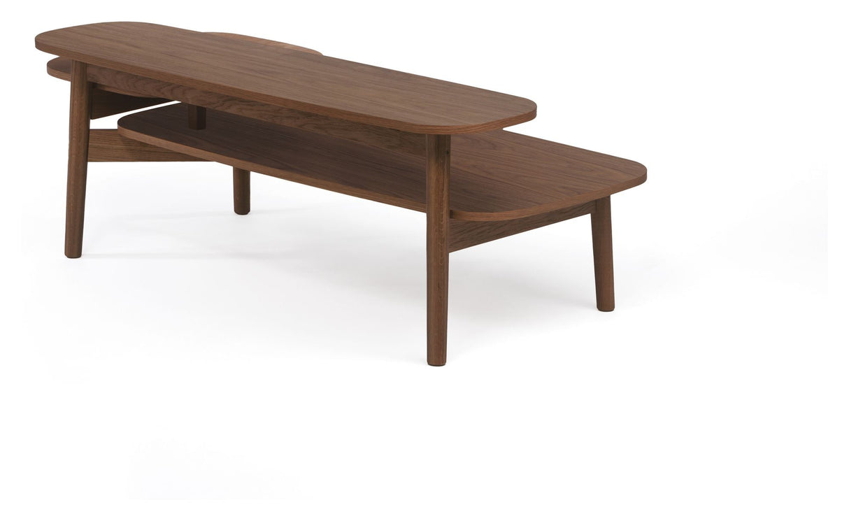 Eichberg Coffee table asymmetrical, Walnut finish