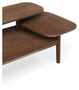 Eichberg Coffee table asymmetrical, Walnut finish