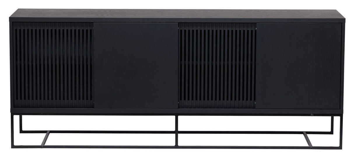 End Sideboard, Black oak veneer, 188x45x75