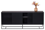 End Sideboard, Black oak veneer, 188x45x75