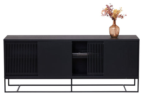 End Sideboard, Black oak veneer, 188x45x75