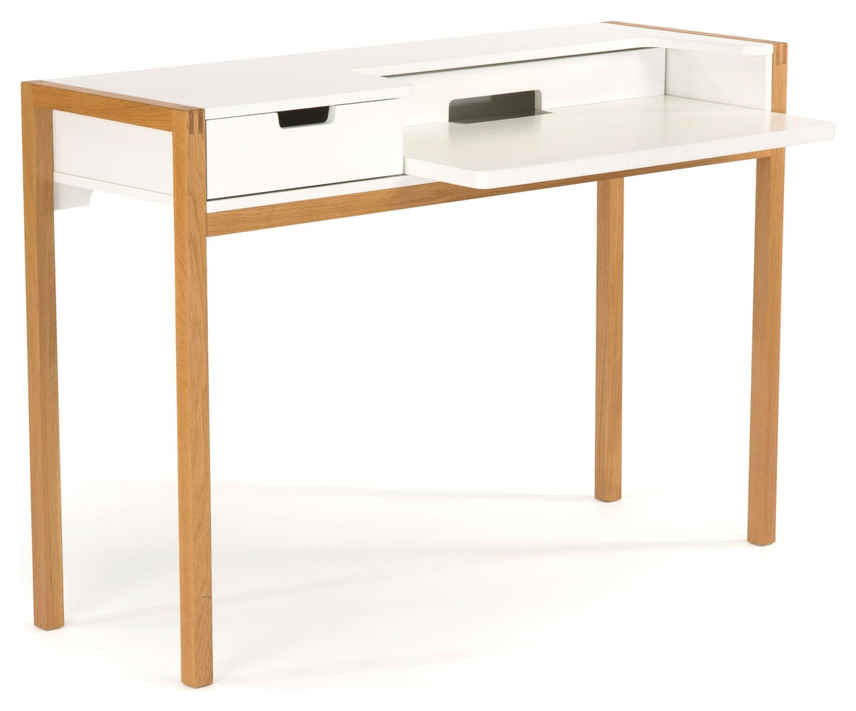 Farringdon Desk w. drawer, White