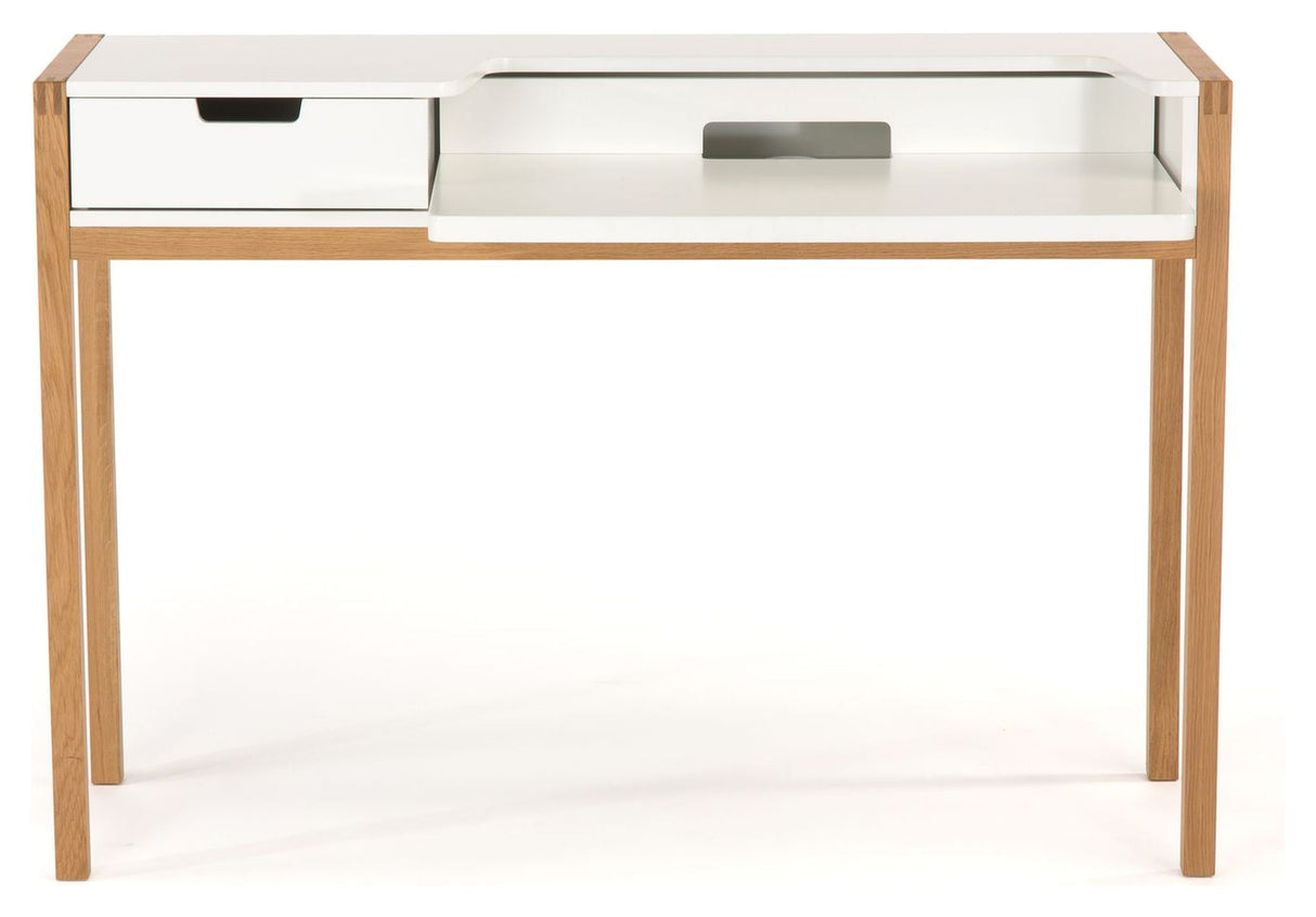 Farringdon Desk w. drawer, White