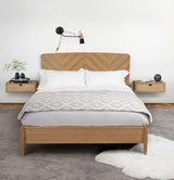 Woodman Farsta Bed frame - Herringbone, 140x200