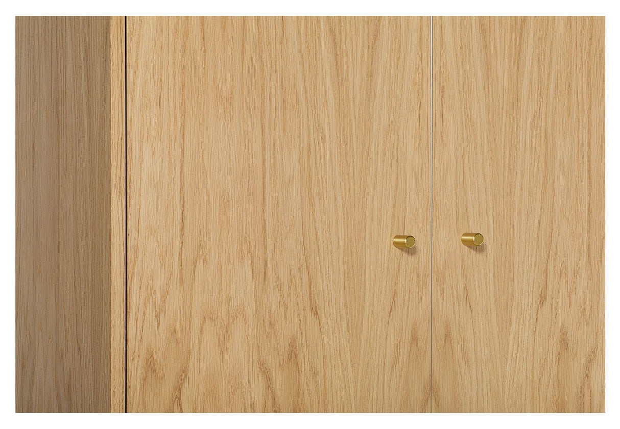 Flora Wardrobe, Natural oak, 80x55x190