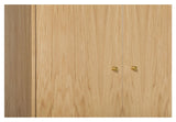 Flora Wardrobe, Natural oak, 80x55x190