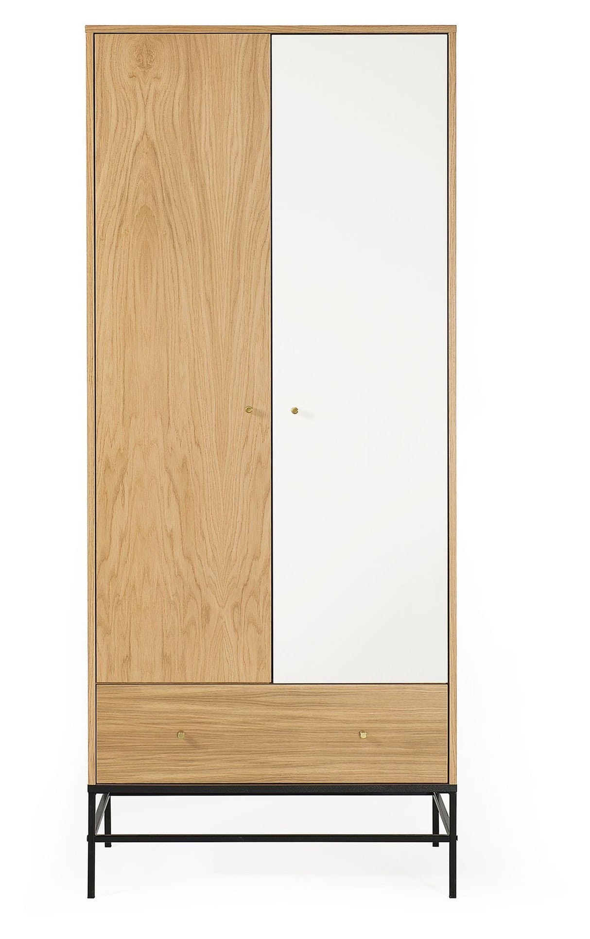 Woodman Flora Wardrobe with 2 doors - Light Wood