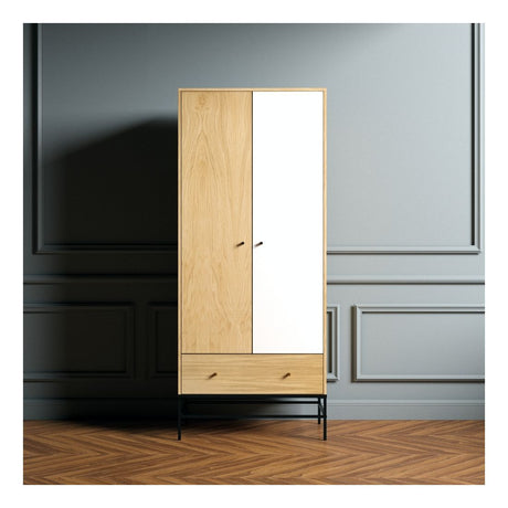 Woodman Flora Wardrobe with 2 doors - Light Wood