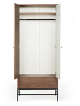 Woodman Flora Wardrobe with 2 doors - Walnut