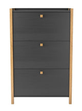 Woodman - Hannover Shoe Cabinet - Gray w. 3 doors