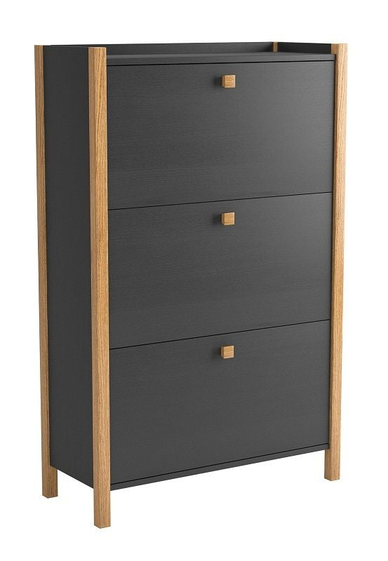 Woodman - Hannover Shoe Cabinet - Gray w. 3 doors