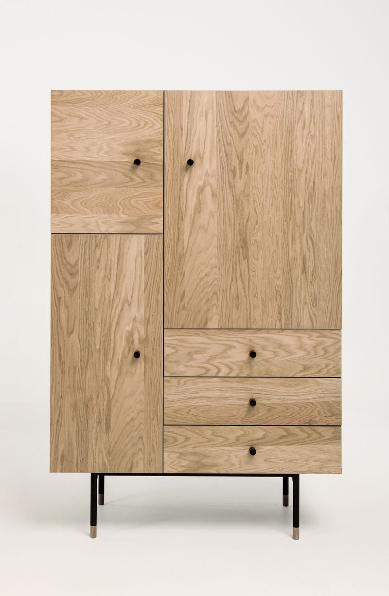 Woodman - Jugend High Sideboard - Light veneer