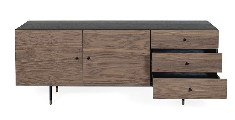 Woodman - Jugend Sideboard - Black/walnut