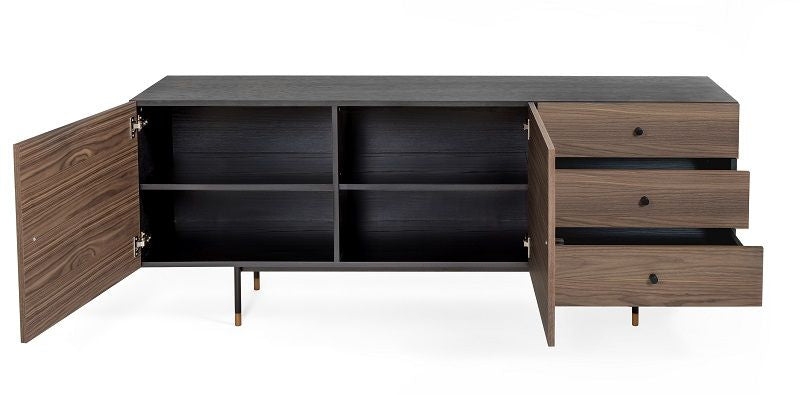 Woodman - Jugend Sideboard - Black/walnut