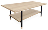 Woodman Jugend Coffee Table - Nature/Black, 120x60