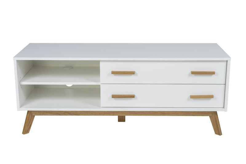 Woodman - Kensal TV Table - White