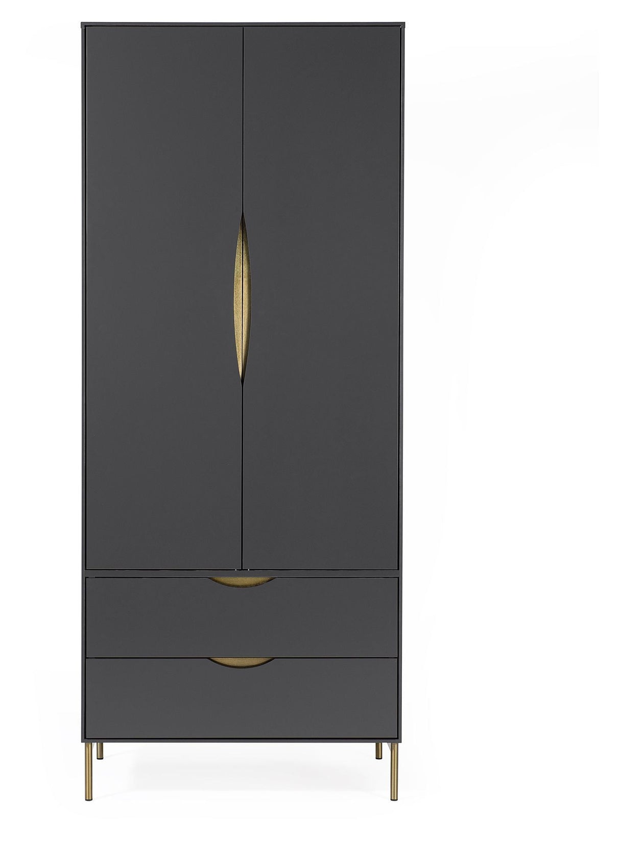 Woodman Kobe Wardrobe w. 2 doors - Gray