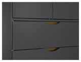 Woodman Kobe Wardrobe w. 2 doors - Gray