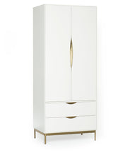 Woodman Kobe Wardrobe w. 2 doors - White