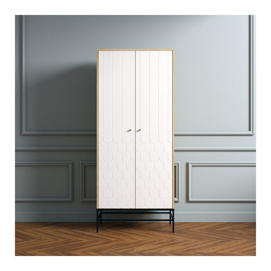 Woodman Lia Wardrobe w. 2 doors - White