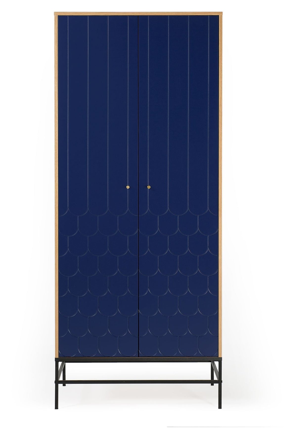 Woodman Lia Wardrobe w. 2 doors - Dark blue