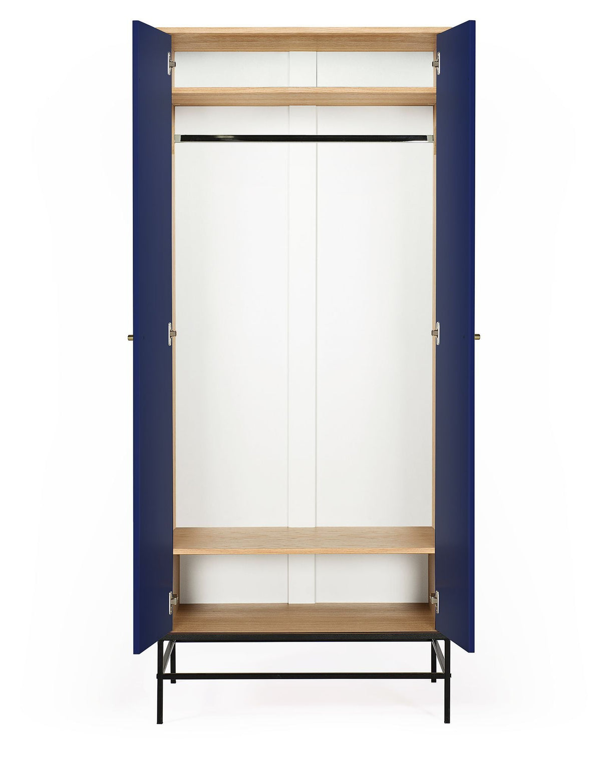 Woodman Lia Wardrobe w. 2 doors - Dark blue