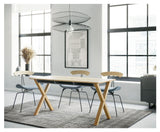 Luca Dining table, Natural oak veneer, 160x70