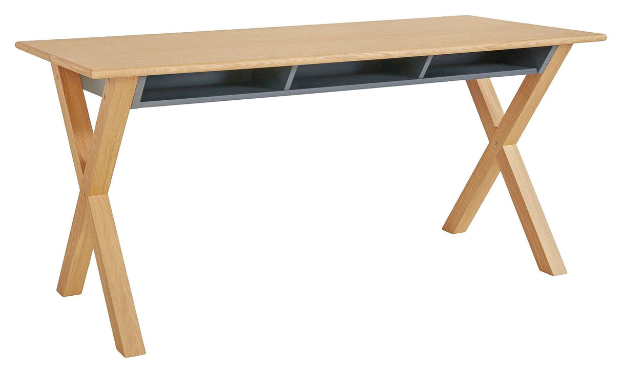 Luca Dining table, Natural oak veneer, 160x70