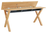 Luca Dining table, Natural oak veneer, 160x70