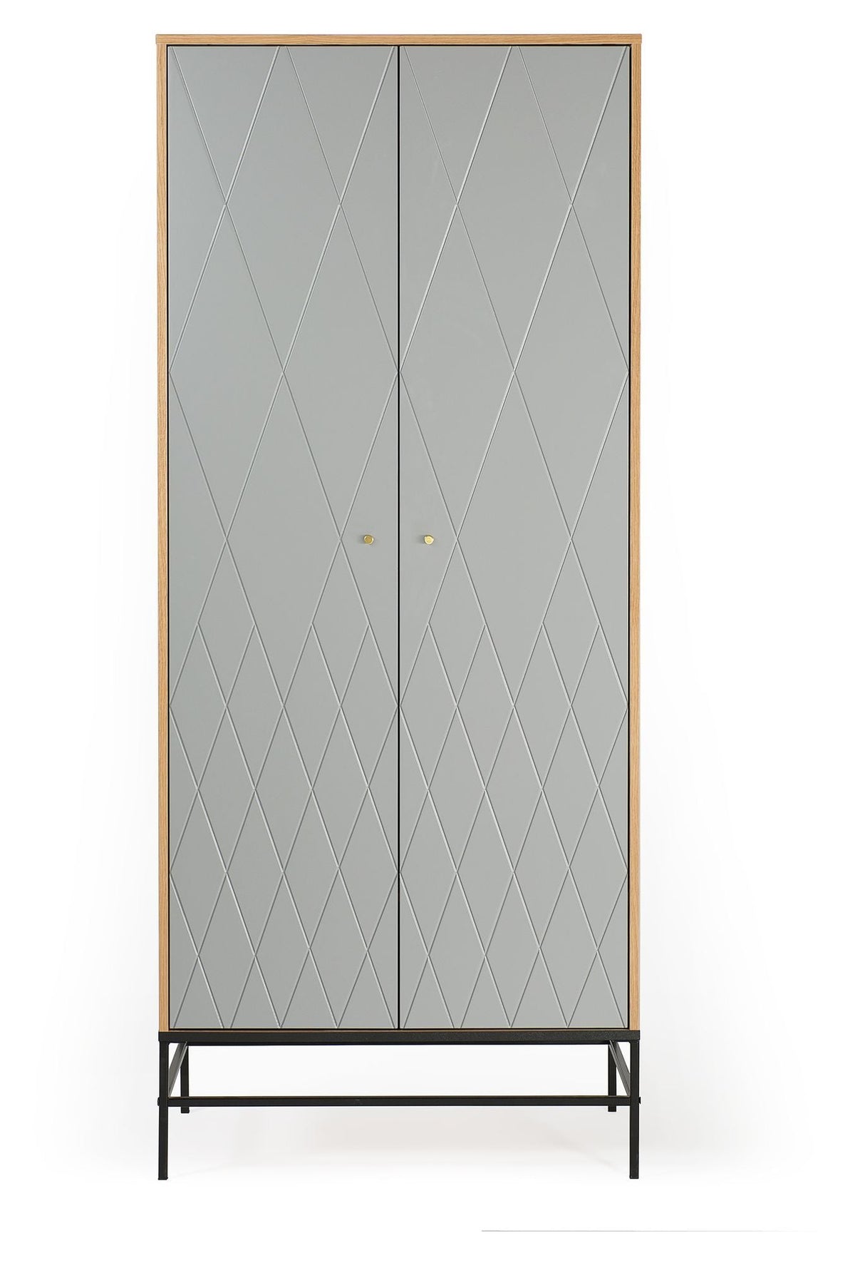 Woodman Mia Wardrobe w. 2 doors - Gray