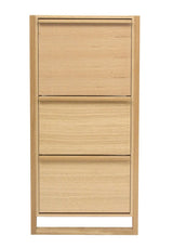 Woodman NewEst Shoe Cabinet w. 3 doors - Light wood